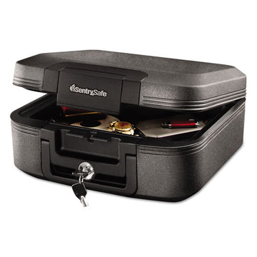 Sentry® Safe Waterproof Fire-resistant Chest, 0.28 Cu Ft, 15.4w X 14.3d X 6.6h, Charcoal Gray freeshipping - TVN Wholesale